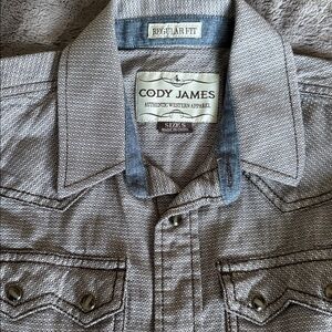 Cody James Kids Gray Button Down Shirt